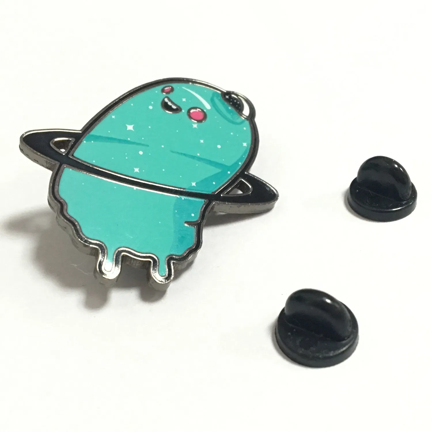 Metal Hard Enamel Et Alien Badges with Printed Logo (XD-0112)
