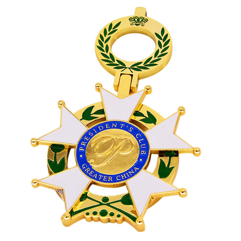 Factory Custom Made Gold Plated Metal Alloy Soft Enamel Keychain Manufacturer Customized High Quality Star Shaped Promotional Keyring