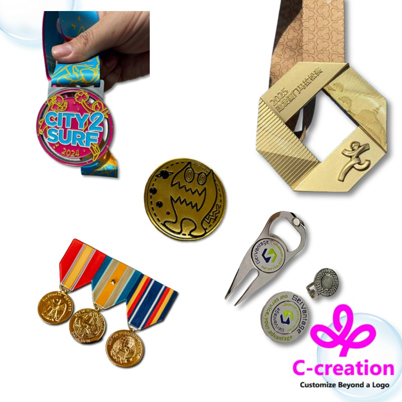 Factory Custom Enamel Metal Sport Award Medal Medallion Running Race Gold Medals Souvenir