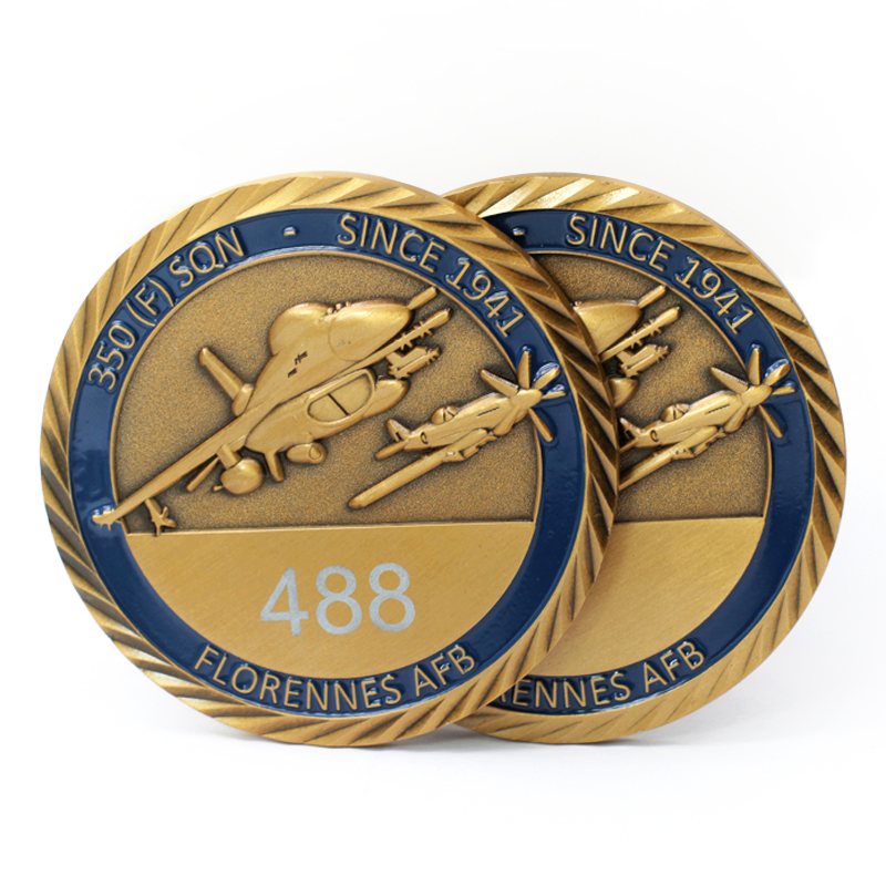 Promotion Custom Super Quality Die Stamped Enamel Commemorative Zinc Alloy Gold Plating Soft Hard Enamel Custom Challenge Coin