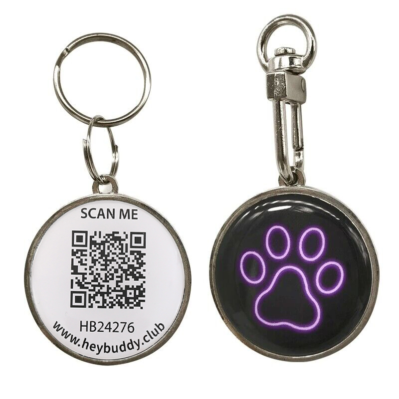 Wholesale Custom Best Quality Pet Dog Cat Tag Personalized Metal Qr Code Pet ID Tags Dog Tags
