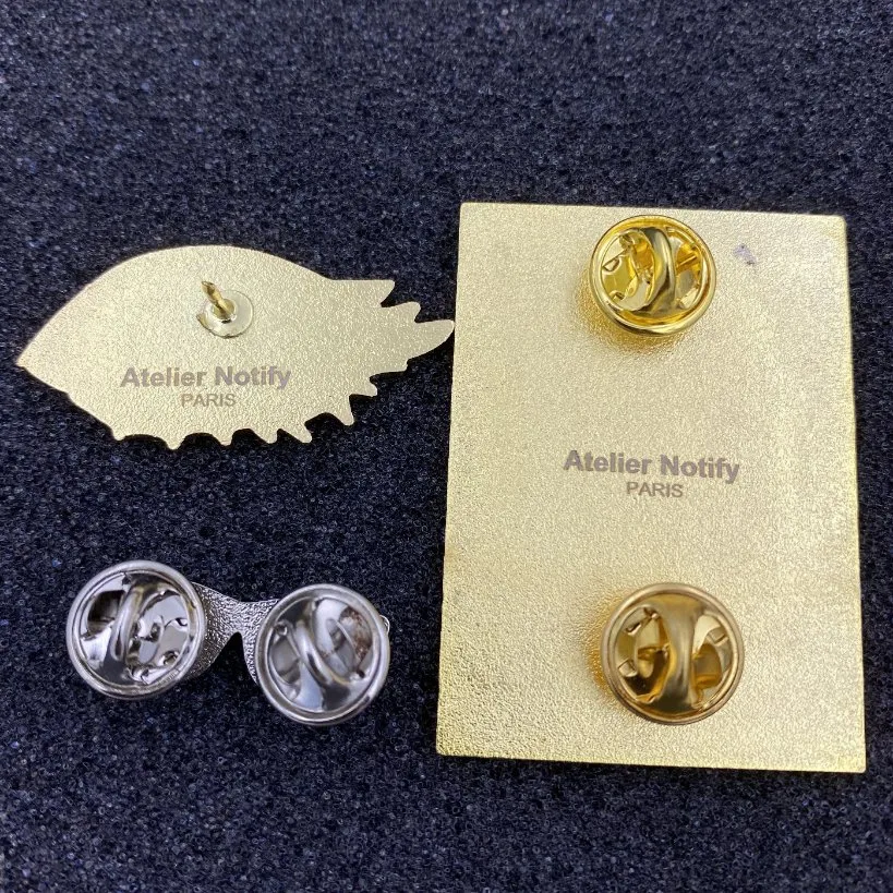 Wholesale Cute Enamel Pins with Magnet Backs for Gift Shops, Decorative Souvenir Custom Metal Enamel Lapel Pin