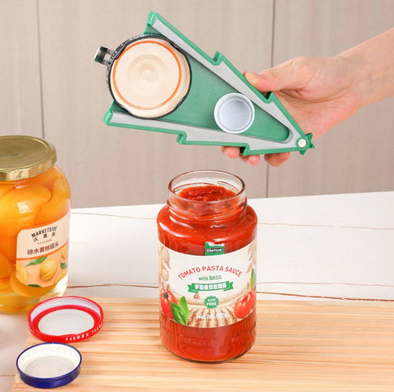 Multi-Function Adjustable Jar &amp; Bottle Opener Non-Slip Heavy-Duty Kitchen Lid Remover Ez30603
