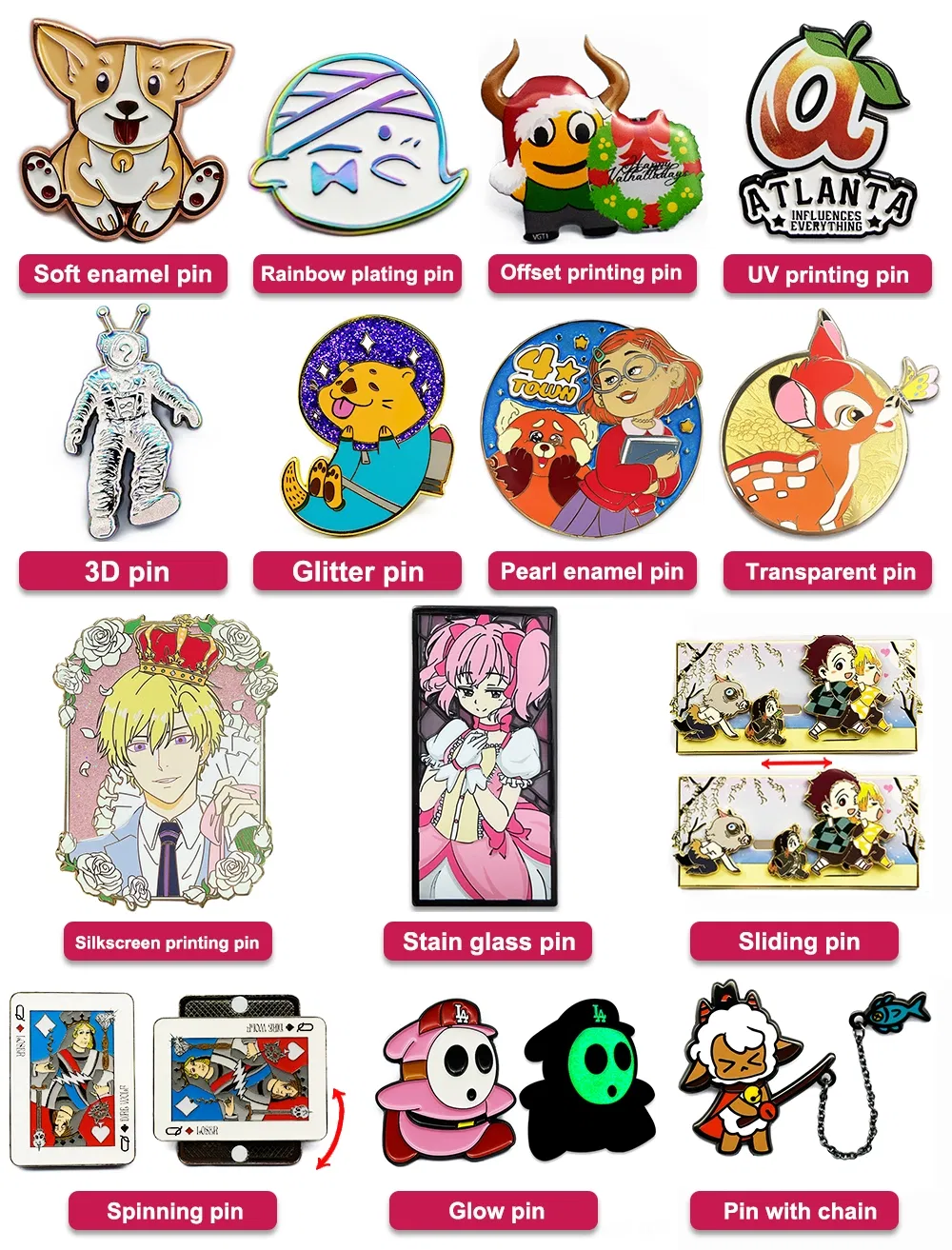 Custom Metal Enamel Pin 1