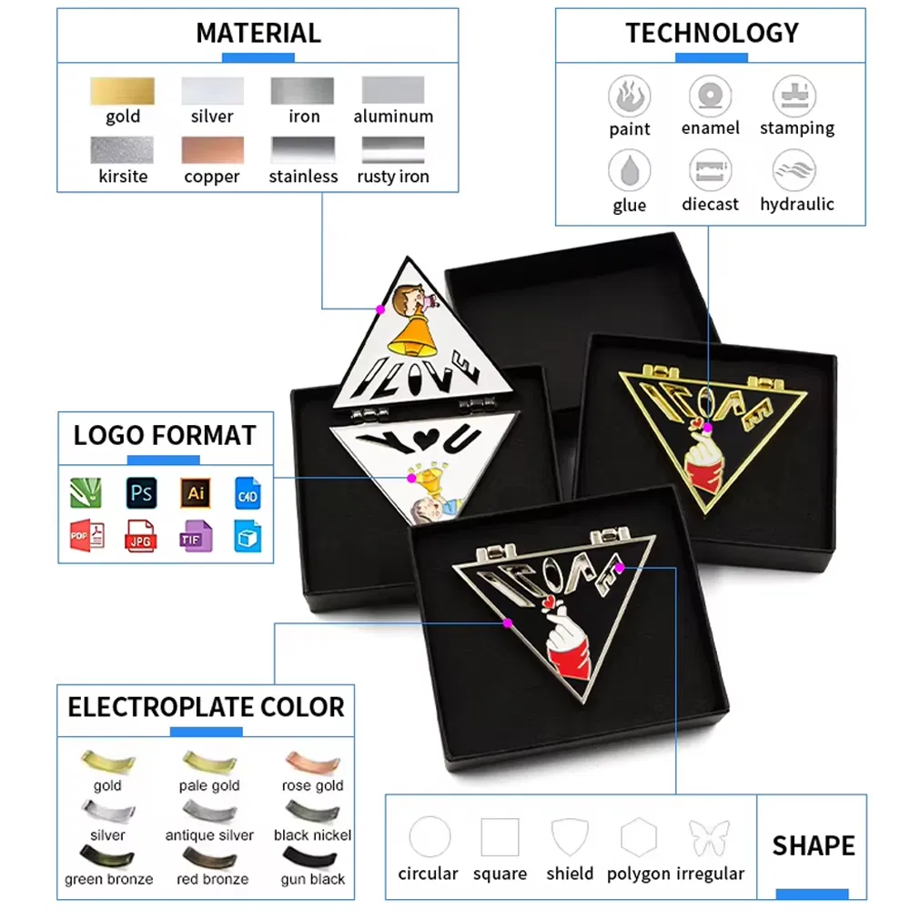 Wholesale Bulk Soft Hard Enamel Pin Badge Manufacturer Souvenir Promotional Gift Metal Pin Horror Gold Cat Cute Anime Custom Enamel Lapel Pin