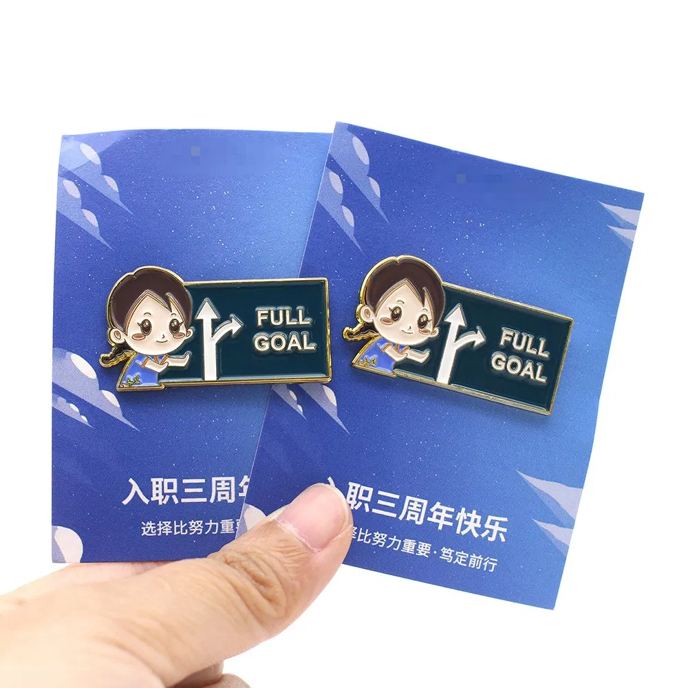 Manufacturer Custom Company Logo Family Crest Organization Lapel Pin Soft Hard Enamel Gold Silver Metal Badge