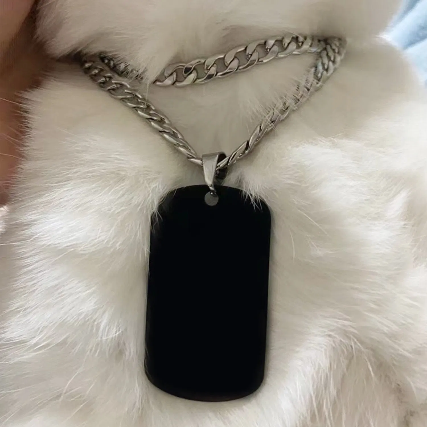 Personalized Design Luxury Stainless Steel Aluminum Pet ID Tag Dogtag Brass Pendant Metal Custom Enamel Print Laser Engraved Text Blank Sublimation Dog Tags