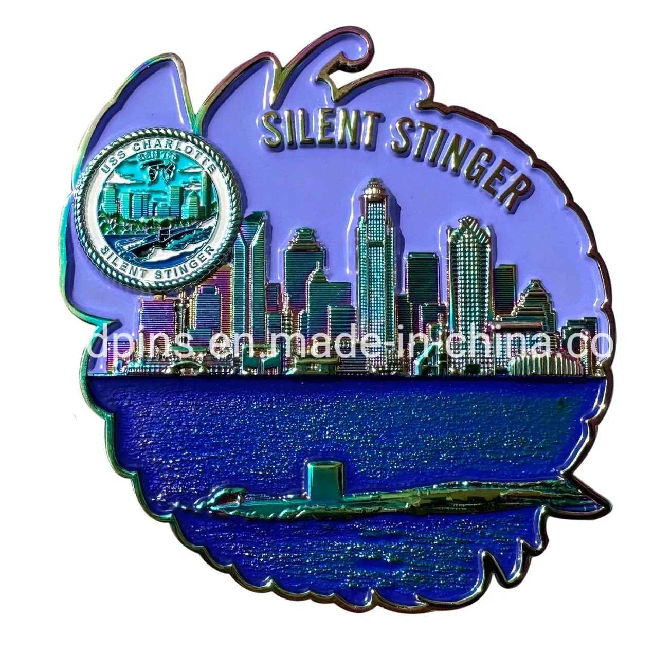 New Design Custom Make Your Own Logo Challenge Coin Enameled Souvenir Coin