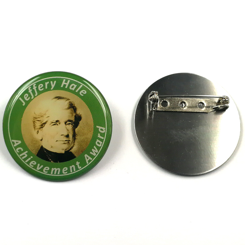 Factory Custom Made Metal Alloy Crafts Manufacturer Customized Cheap Offset Printed Stainless Iron Emblem Bespoke Famous People Award Gift Lapel Pin Badge