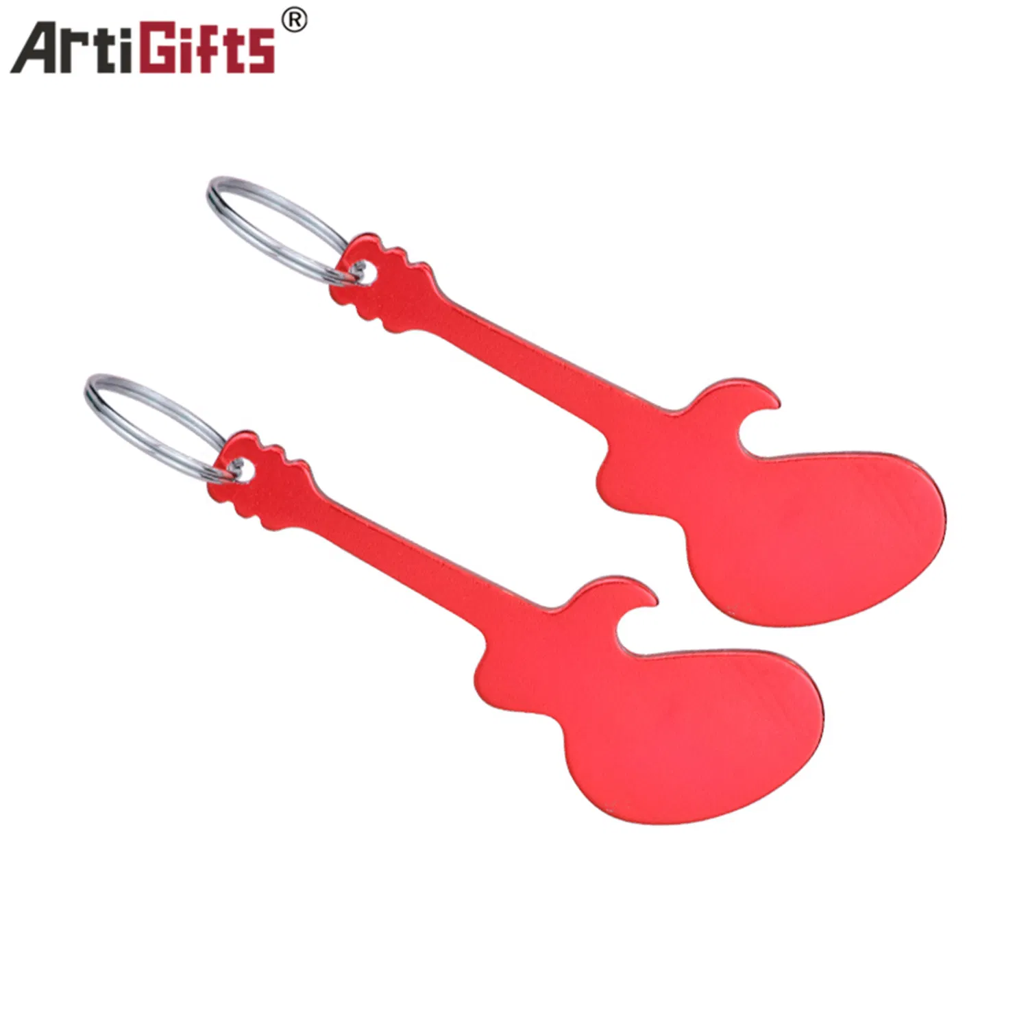 Multifunction Key Chain Customized Fancy Guitar Bottle Opener