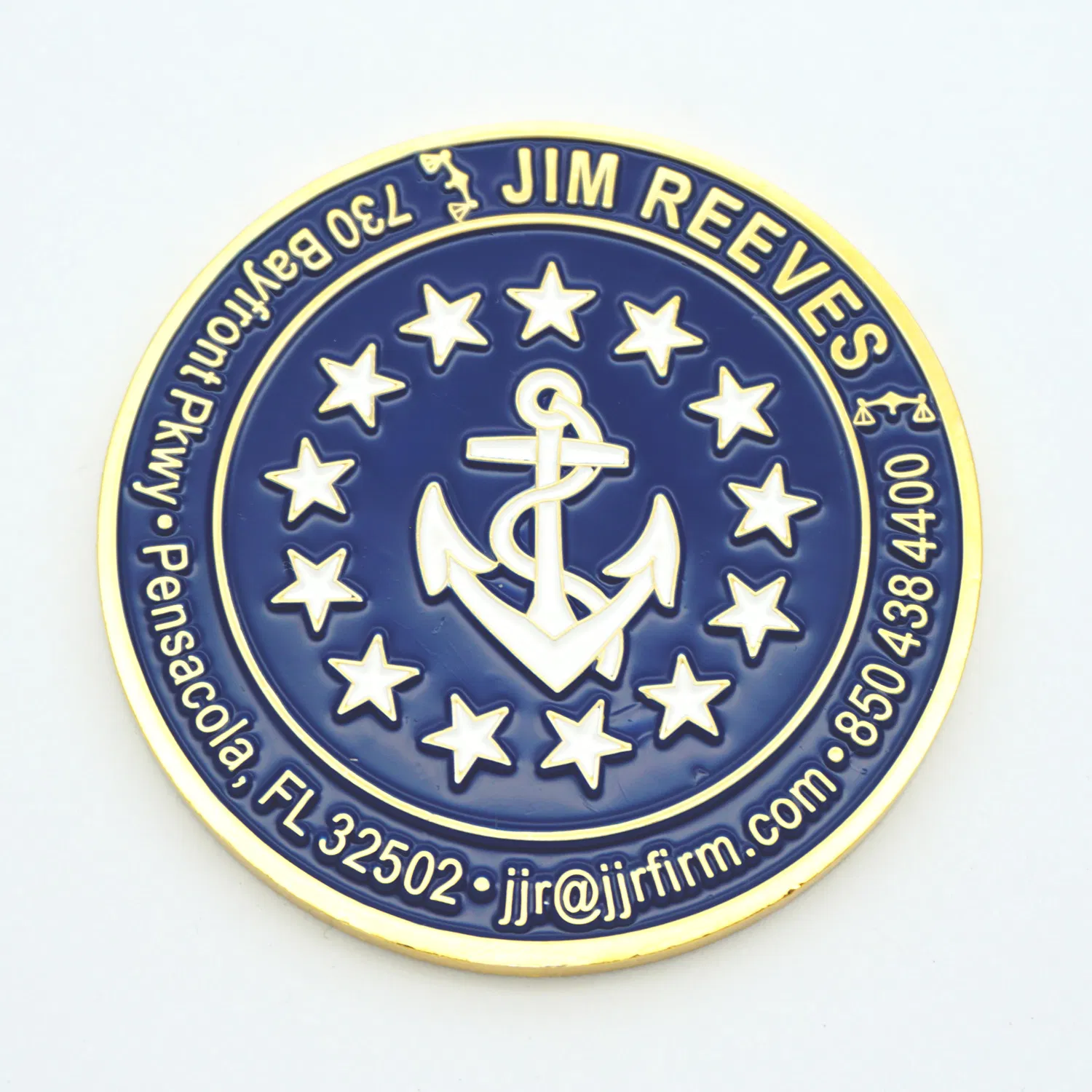 Custom Antique Plated Challenge Souvenir Coin