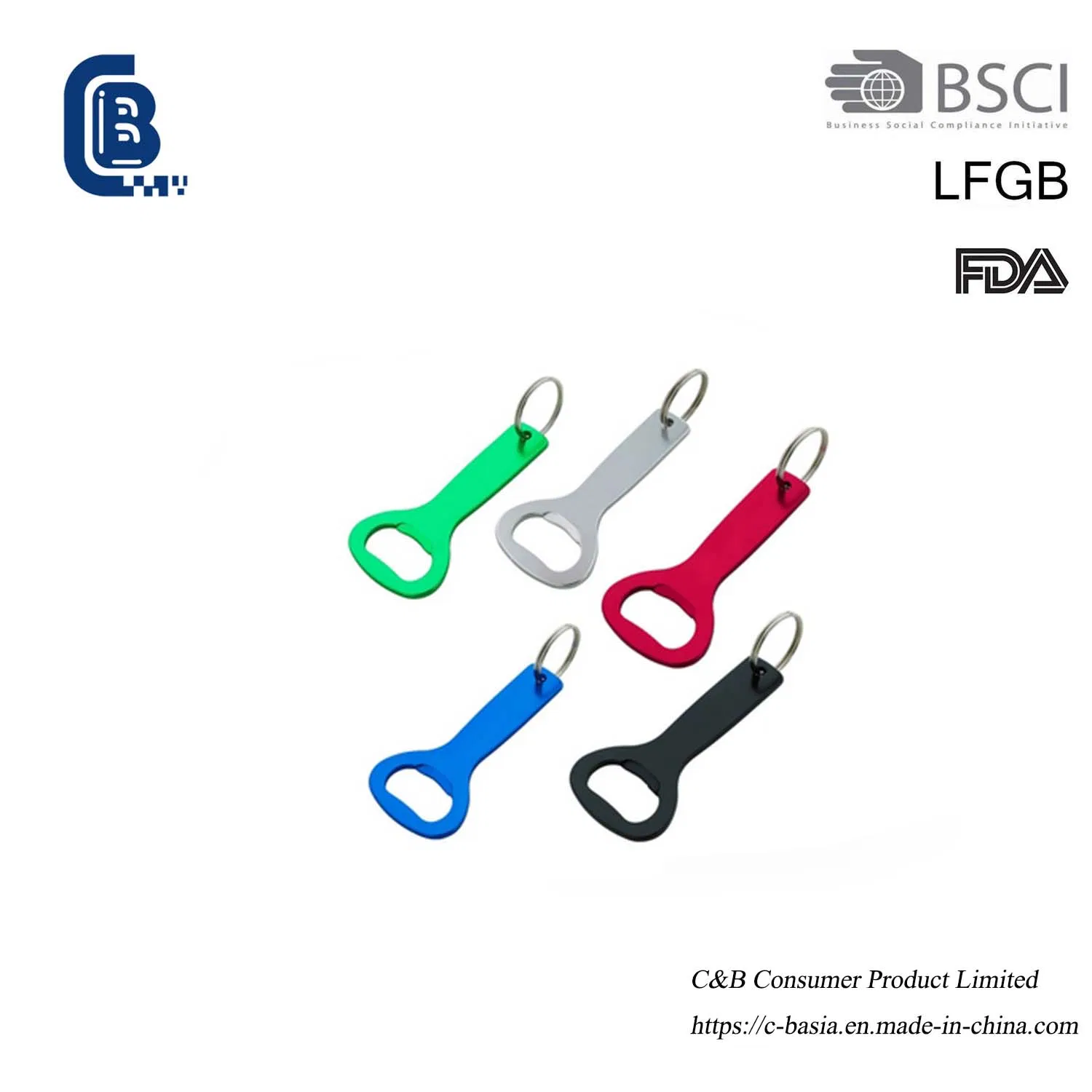 Hot Sale Promotional Gift Metal Keychain Bottle Opener Keyrings Kitchen Gadgets Kitchenware