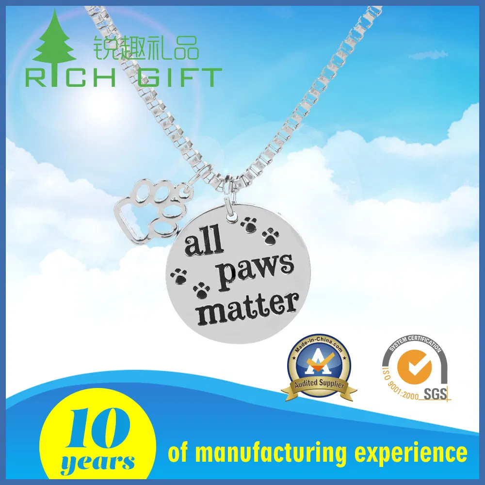 Promotional Gift China Manufacturer Custom Stainless Steel Name ID Metal Iron Stamped Printing USA Country Flag Logo Camouflage Dog Tag with Chain