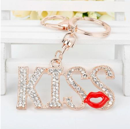 Customized Promotional Fashion Cute Tripio Sexy Unicorn Jelly Leather Metal Printing Couple Phone Keychain