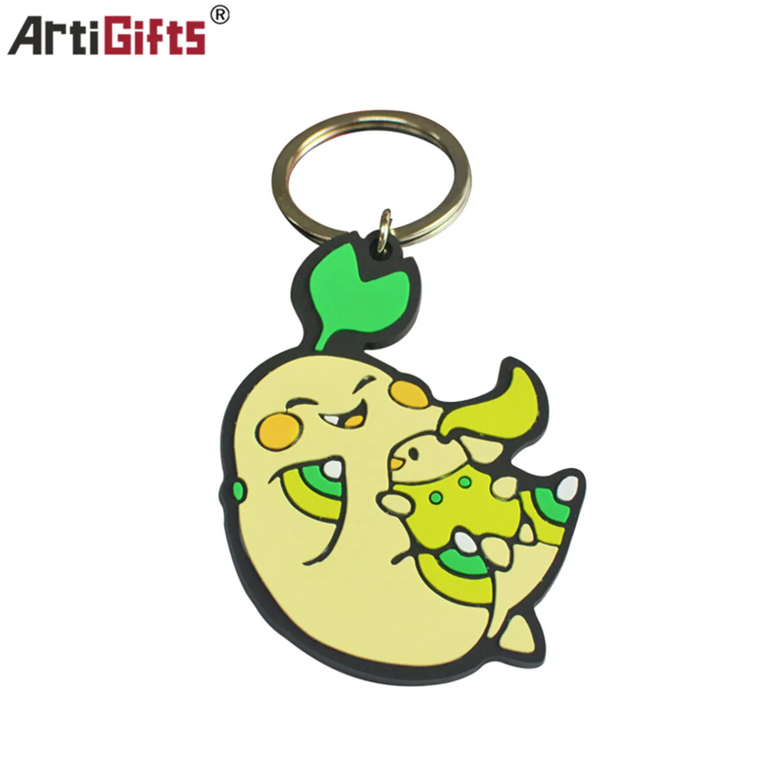 Custom Embossed 3D Soft PVC Keychain for Wholesale