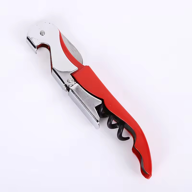 Custom Logo Multi-Function Corkscrew Stainless Wine Bottle Opener Professional Wine Opener Kitchen Beer Opener