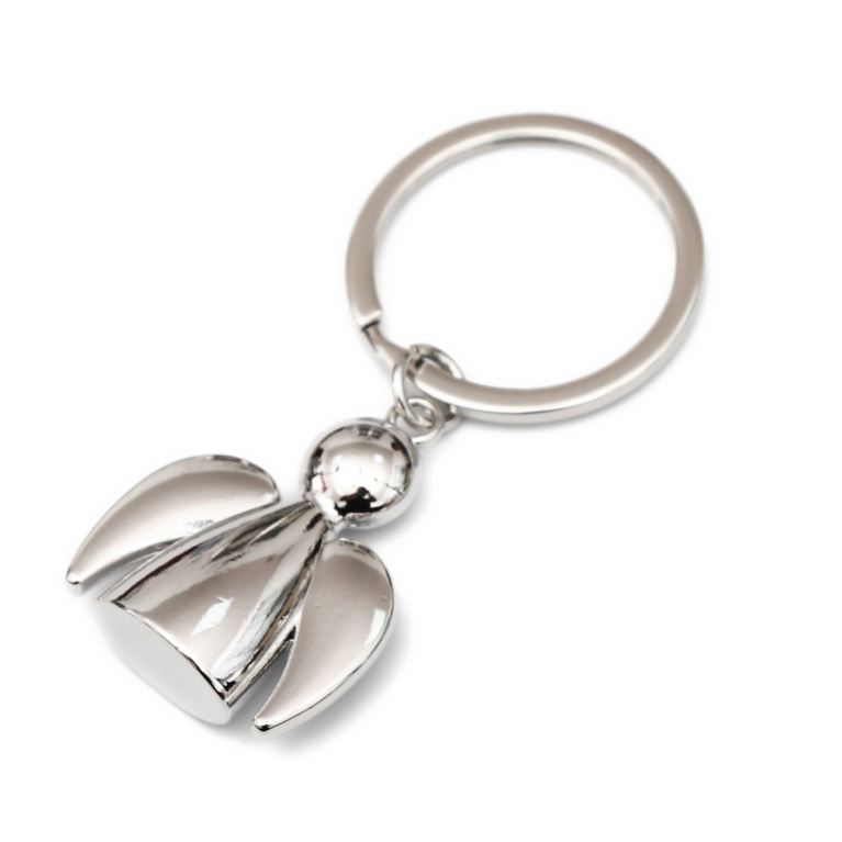 Customized Star Shape Stainless Steel ABS Blank Cute Fashion Promotional Gift Metal Key Ring