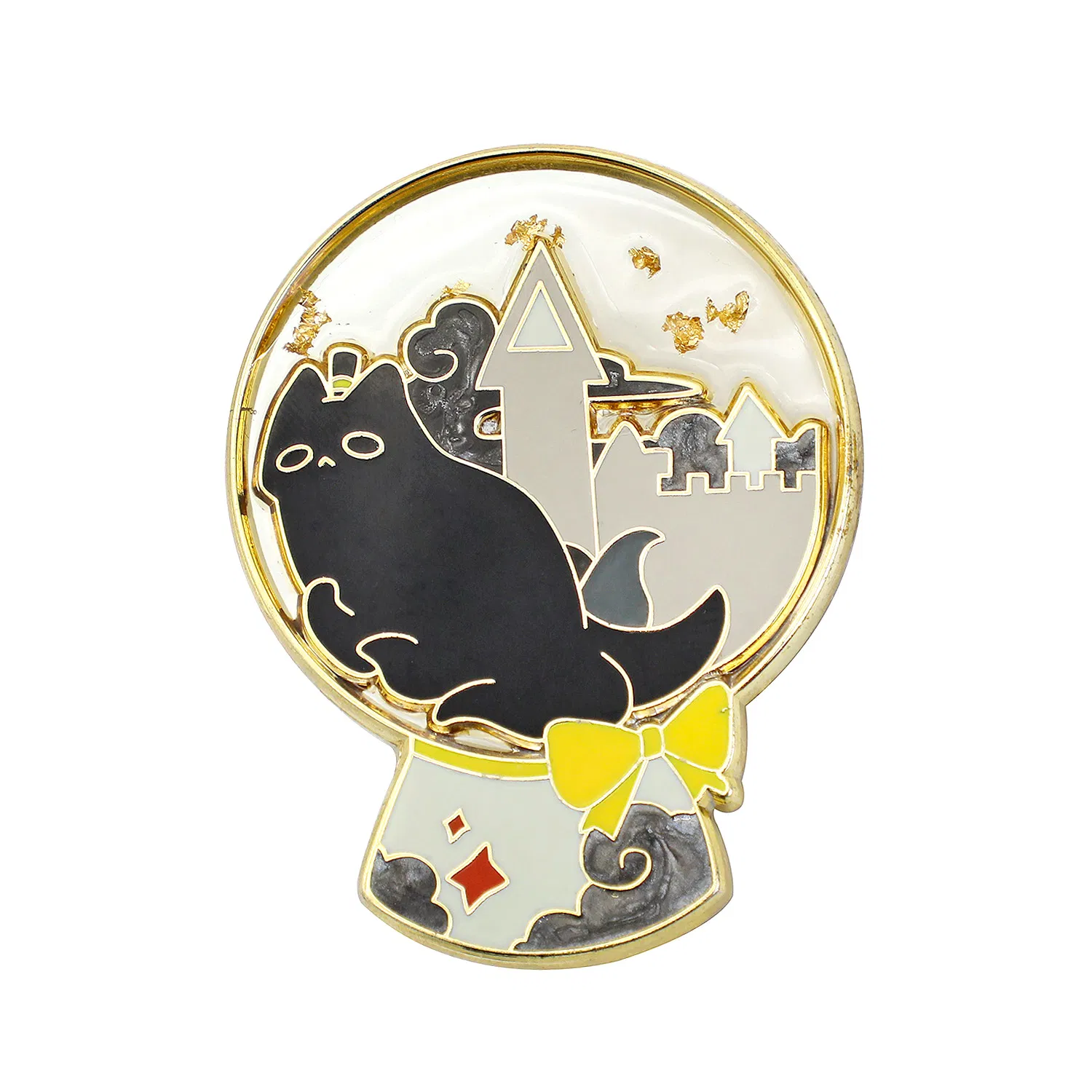 Wholesale Halloween Metal Enamel Pin Badge Custom Sandbag Cat Christmas Souvenir Gift Lapel Pin