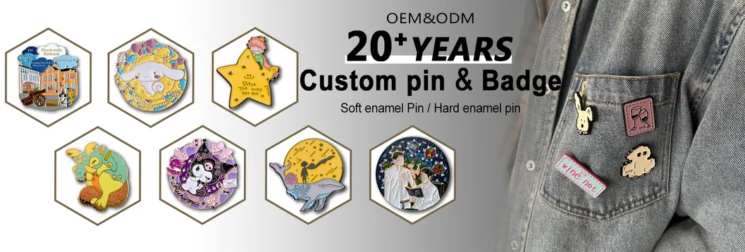 Metal Magnetic Badges