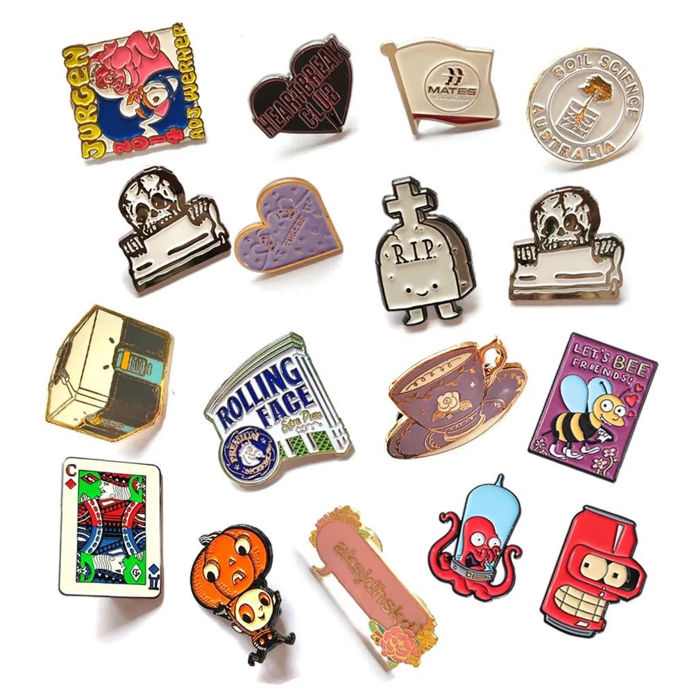 Custom Anime Enamel Pins - Unique Metal Lapel Accessories for Fashion