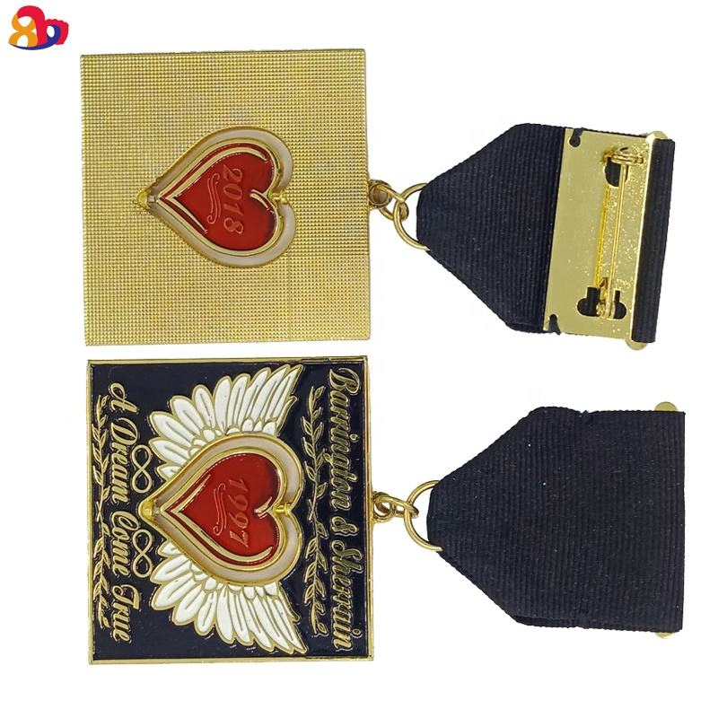 Factory Wholesale Customization Metal Commemorative Medals Personalized Logo Size Medals for Souvenirs