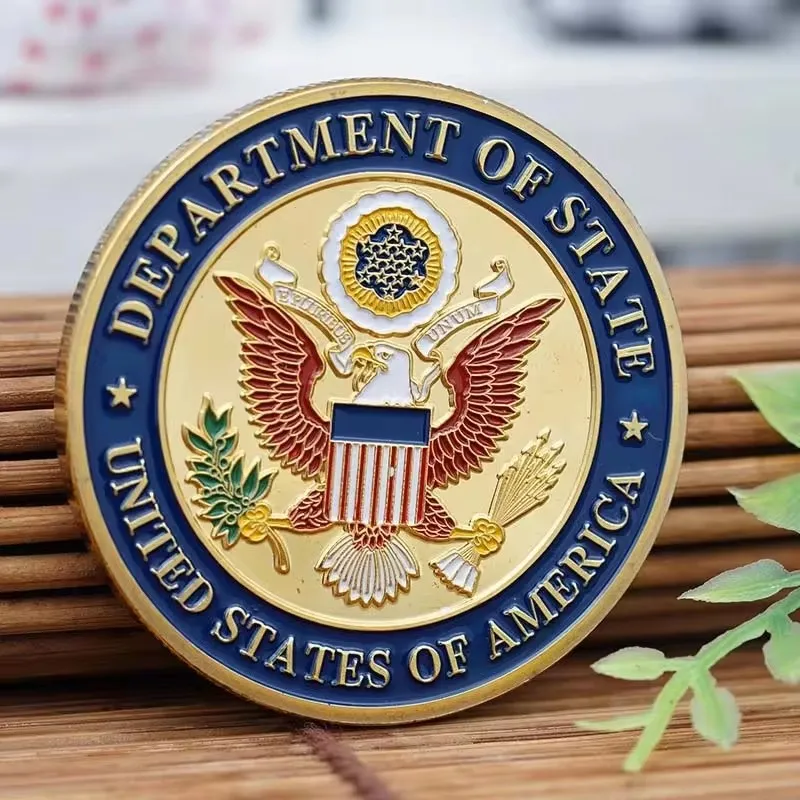 Soft Enamel Gold Coin