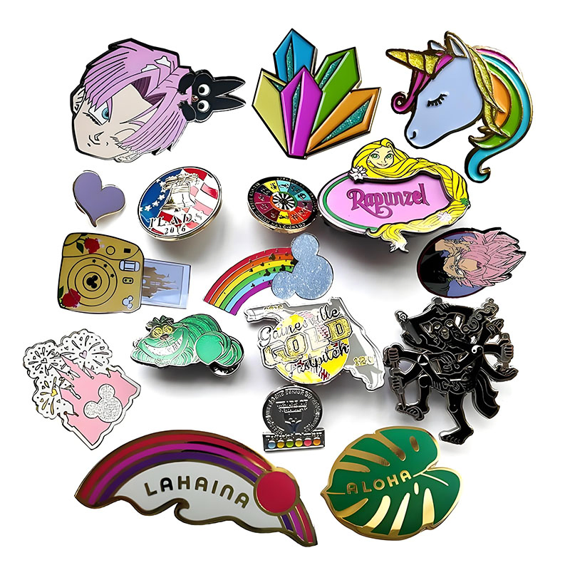 Custom Cartoon Anime Metal Enamel Lapel Pin Badge for Clothing Hat Decoration