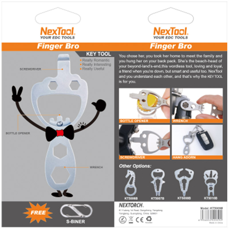 Nextool Muti Functional Wrench EDC Tool with Bottle Opener Screwdrivers