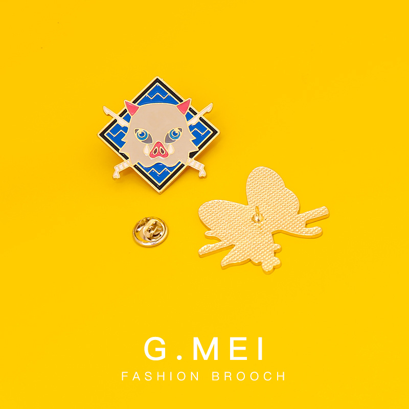 High Quality Lapel Pins Set High Quality Enamel Printed Zinc Alloy Metal Crafts Badges Anime Design China Wholesale Badge