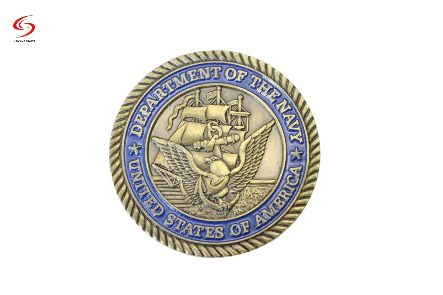 OEM Soft Hard Enamel 3D Souvenir Coin Double Sided Gold Silver Plated Metal Commemorative Custom Challenge Coin