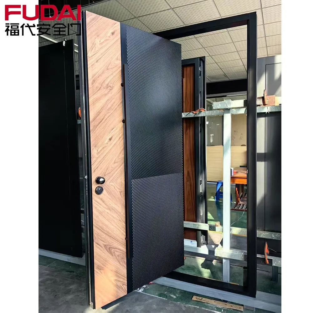 China High Quality Factory Custom Pivot Door Modern House Cast Aluminum Villa