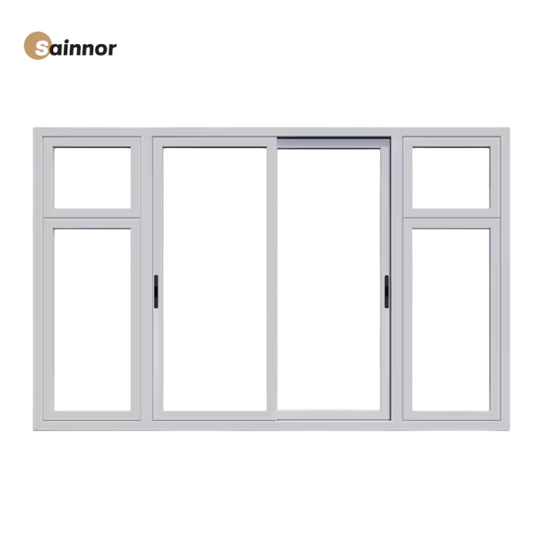 High-Performance Customized Low-E Double Clear Glass Acoustic Insulated Aluminum Window
