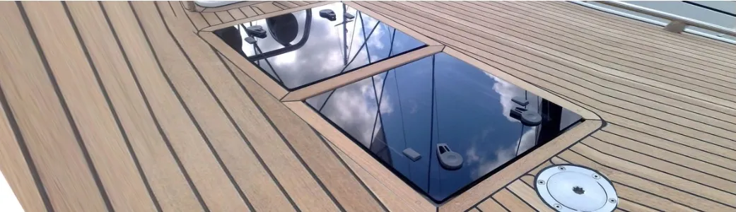 Heavy Duty Aluminum Alloy UV Resistant Yacht Skylight Porthole Window