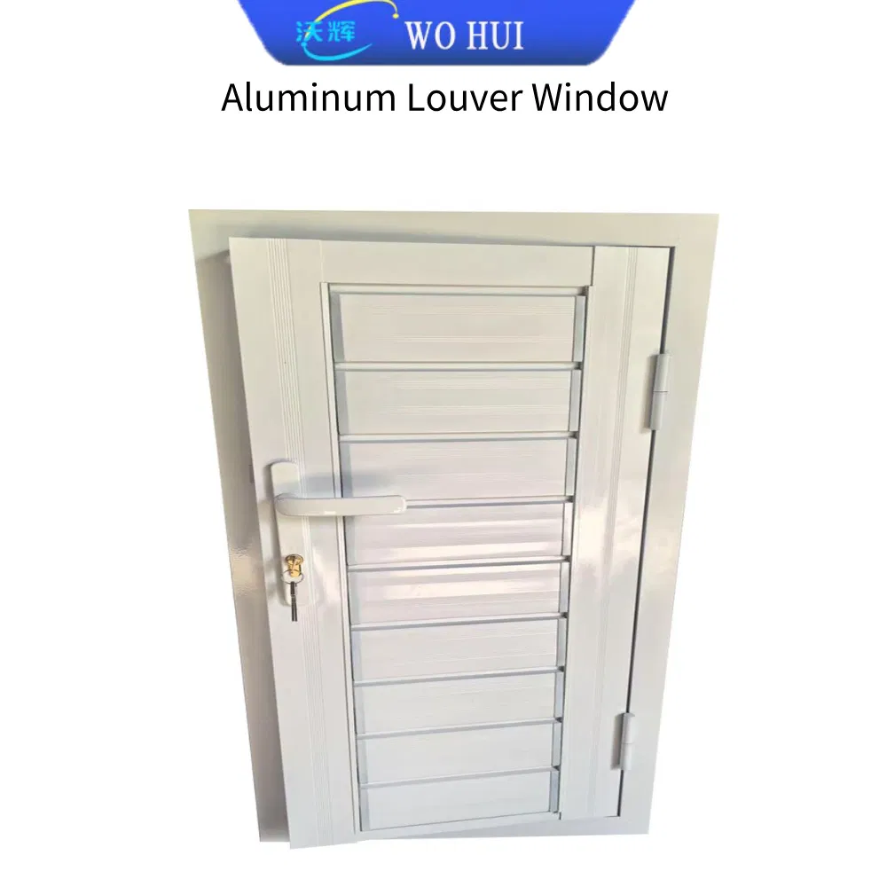 Heavy Duty Industrial Aluminum Louver Vent Window for Factory Machine Room Air Conditioning