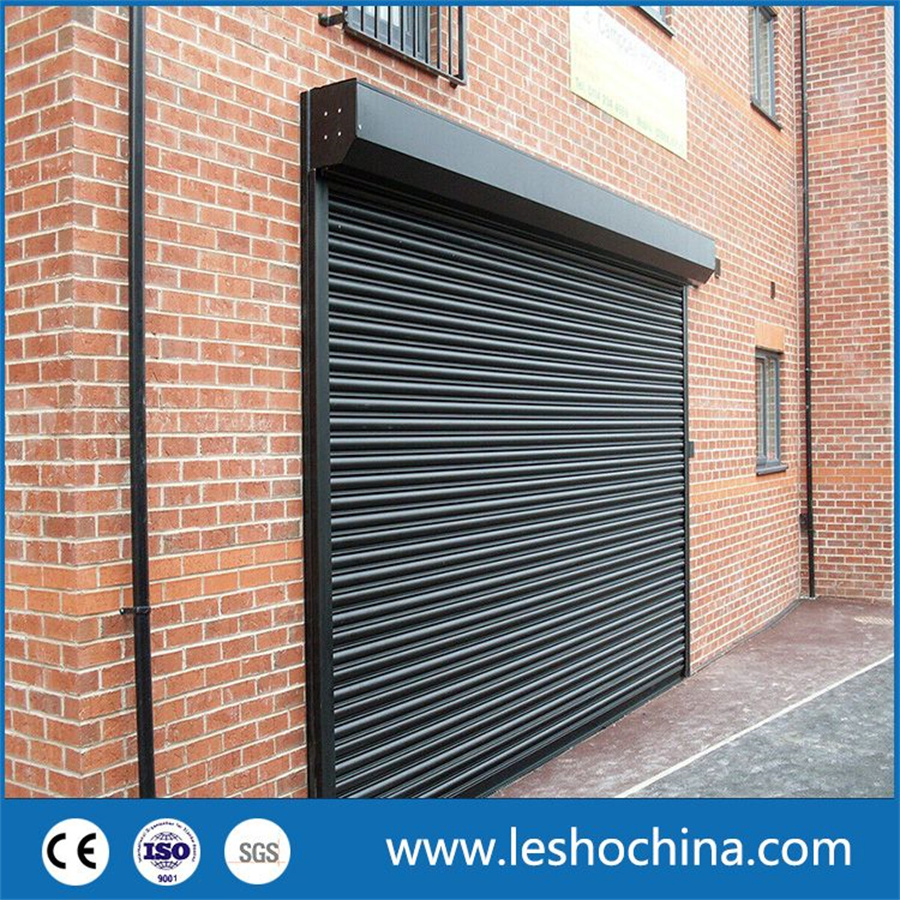 High Quality Aluminum Alloy Roller Shutter Industrial Automatic Rolling Electric Roll up Door Security Shutter Door for Garage Shop Warehouse Commercial Use