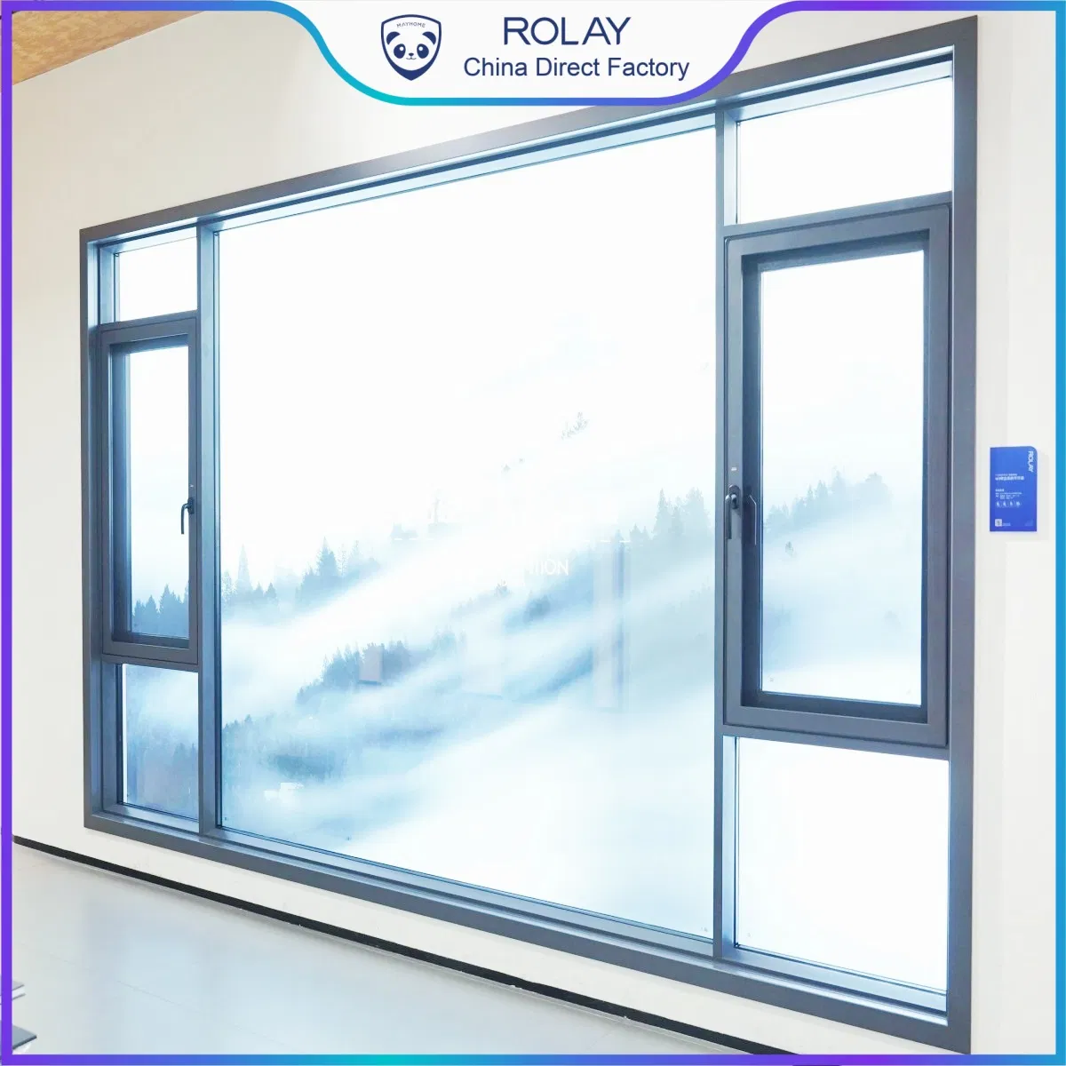 Direct Factory Smooth Operation UV Resistant Soundproof Aluminium Window for Builder Apartment Villas