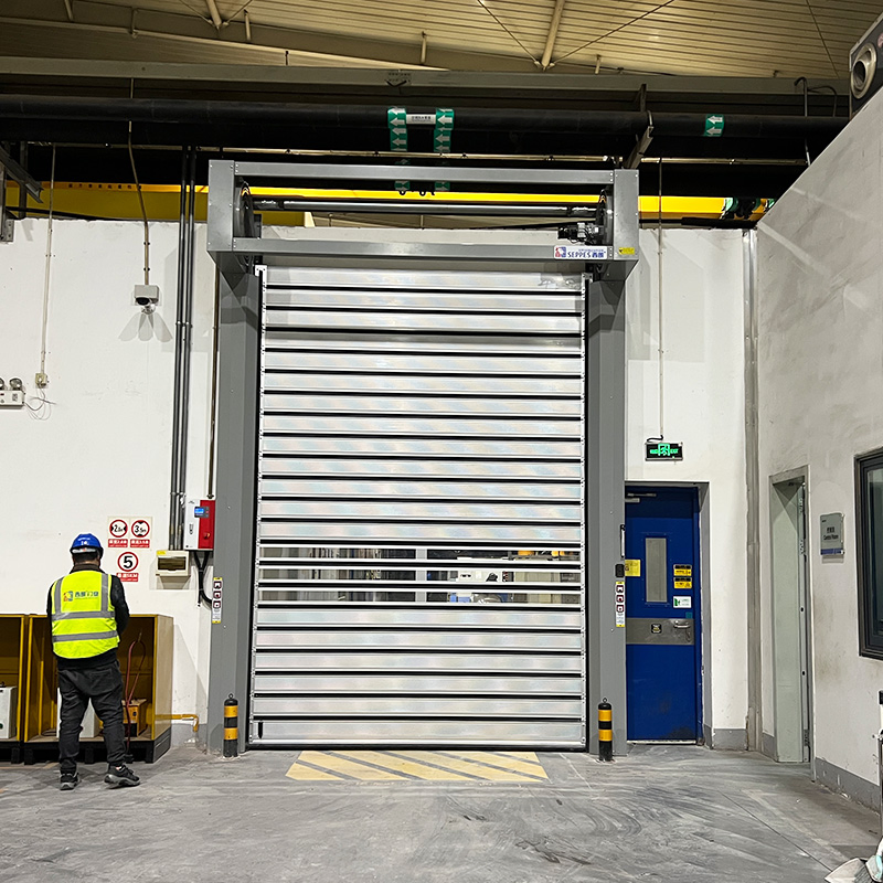 Low Maintenance Industrial Spiral Hard High Speed Door for Parking Garages