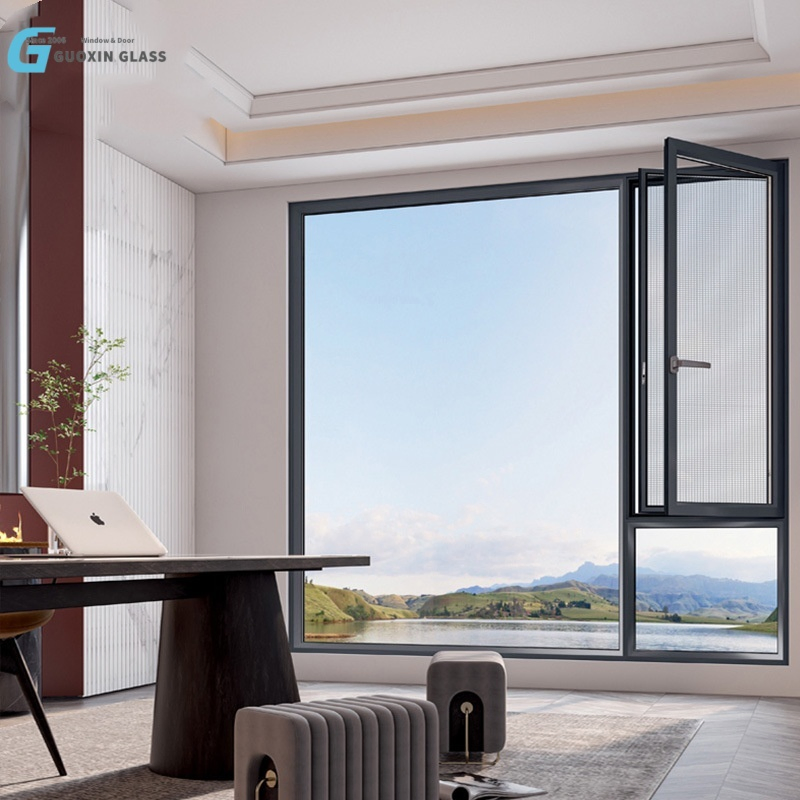 High-Performance Waterproof Aluminum Fixed Window with Custom Insulation
