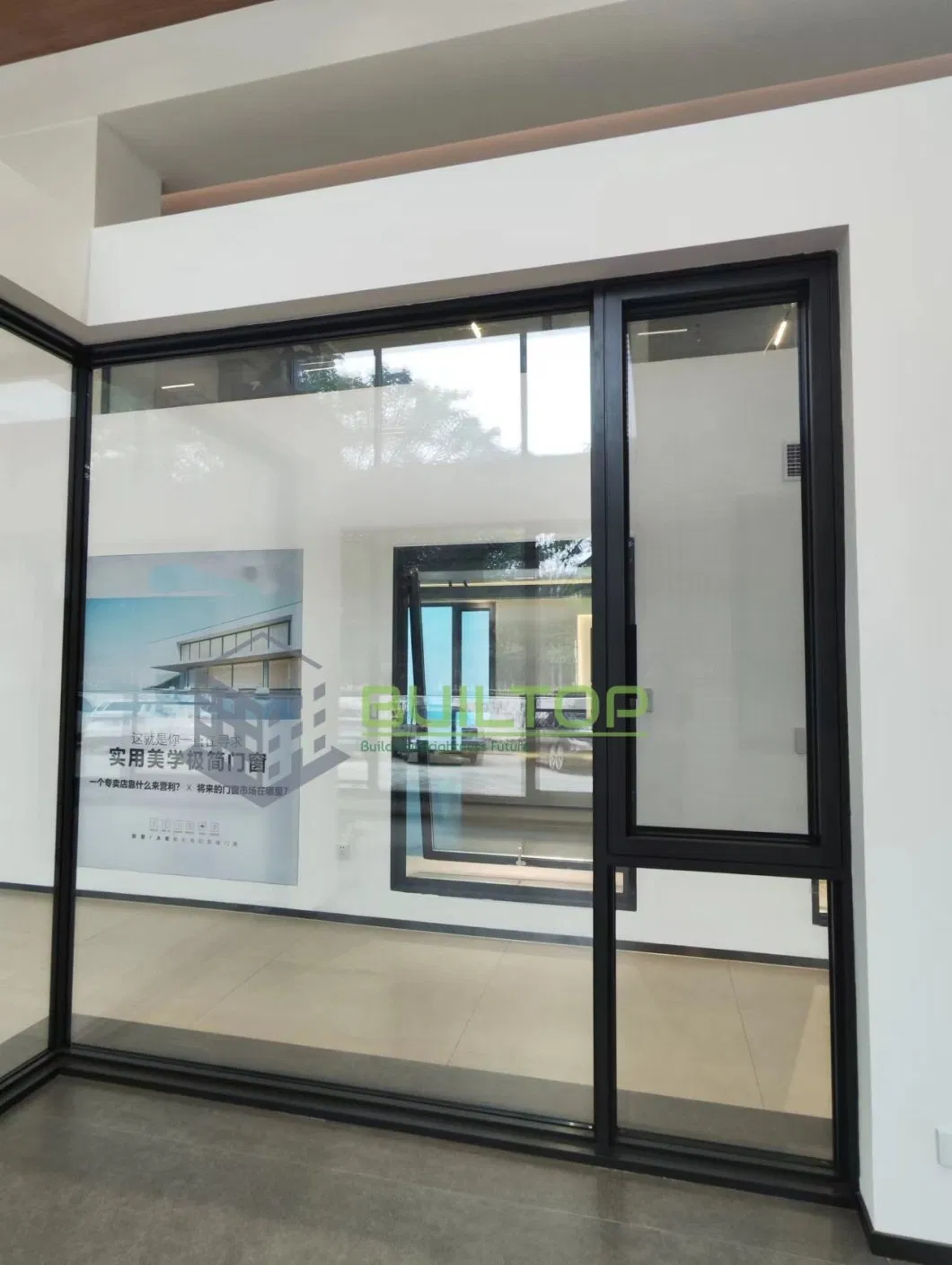 New Double Pane Aluminium Casement Picture Window with Large Fixed Glass Combination Windows Custom for Home