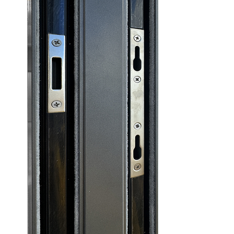 Industrial Chic Aluminum Window with Exposed Hardware, Tempered Insulating Glass with Mosquito Net