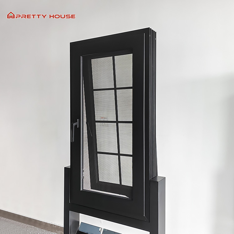 French Style Residential Aluminum Casement Window Double Glazing Thermal Break Insulated Windows