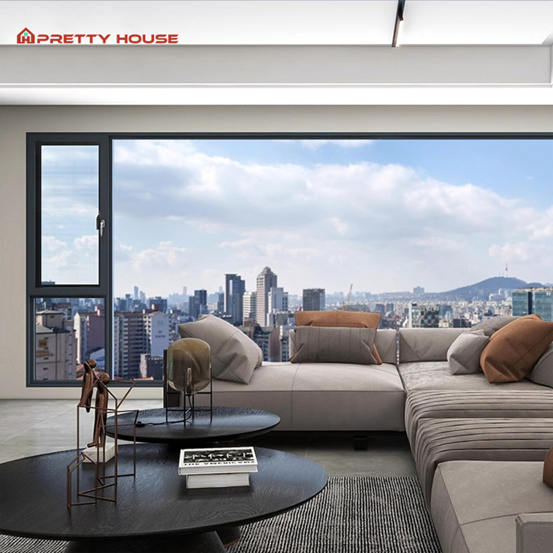 Residential Villa Project Custom Aluminum Windows Wholesale Casement Windows