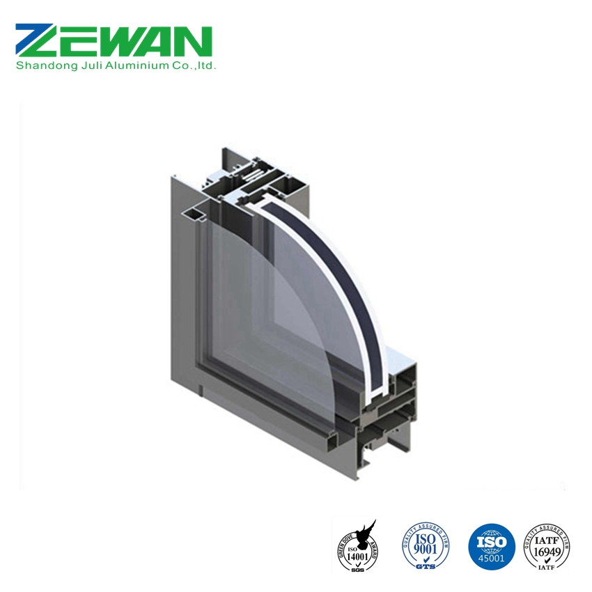 Aluminium Industrial Profiles 6063 Aluminium Window Section Aluminum Profile Door and Window