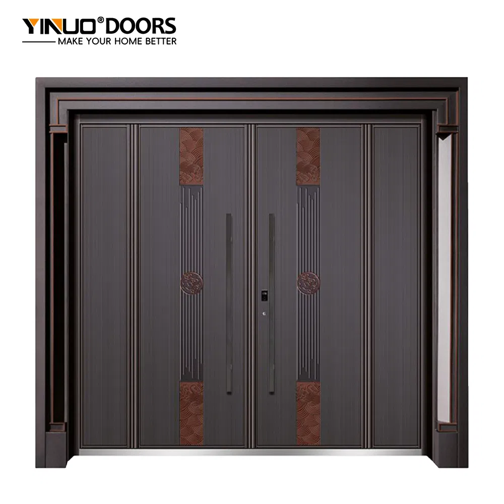 Low Maintenance Cast Aluminum Villa Door Weatherproof Seal for Tropical Climate Areas