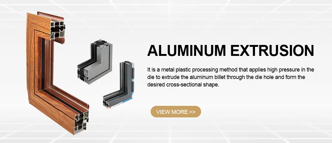 Customized Powder Coating Aluminum Profiles