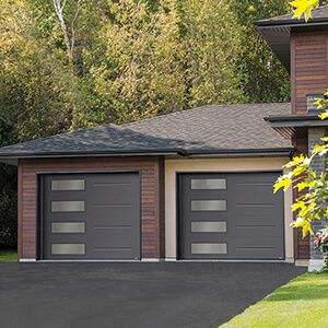 Cbmmart Low-Maintenance Design Aluminium Glass Remote Control Automatic Steel Garage Doors