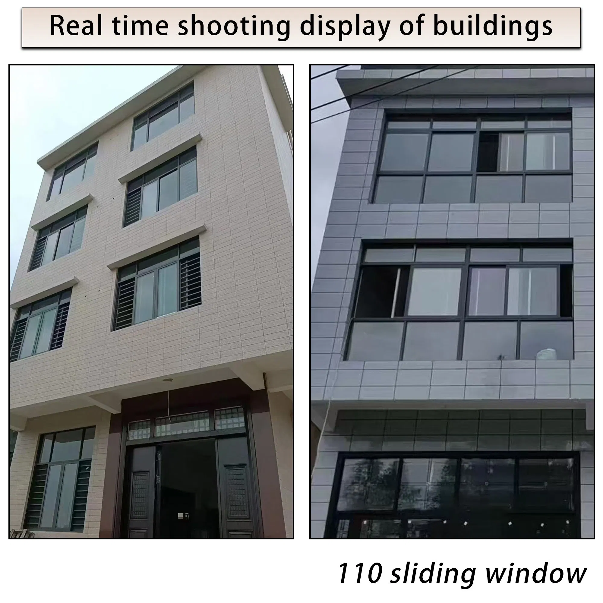 Premium Aluminum Alloy 110 Series Thermal Insulated Sliding Window