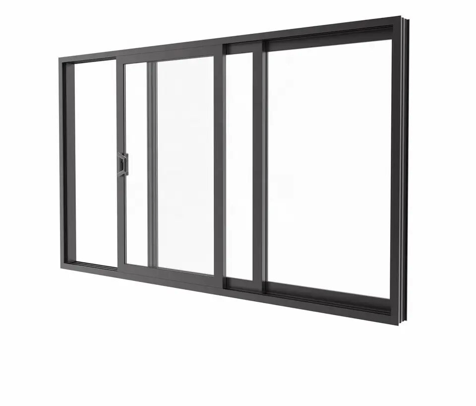 Glazed Aluminium Sliding Window Residential Windows for Houses