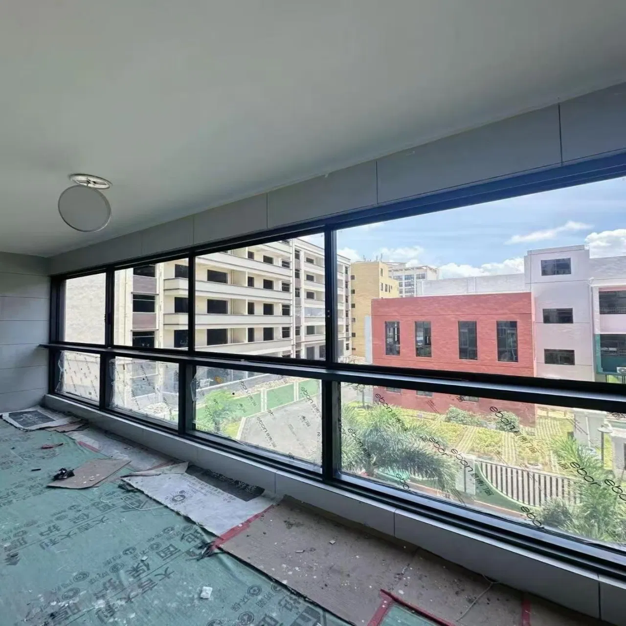 7. Excellent Aluminum Aluminium Glass Sliding Security Window Villa Apartment Large Panoramic Triple Pane Thermal Break Insulated Frame System