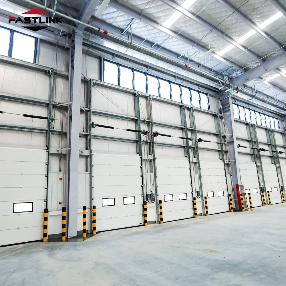 Fastlink Aluminum Overhead Automatic Panellift Commercial Grarage Insulated Sectional Doors